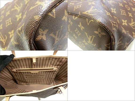 LV Neverfull MM Tote Bag In Light Beige Color Women's Or Girls Bag Along with sling- Stylist Daily Use Bag LV-5049