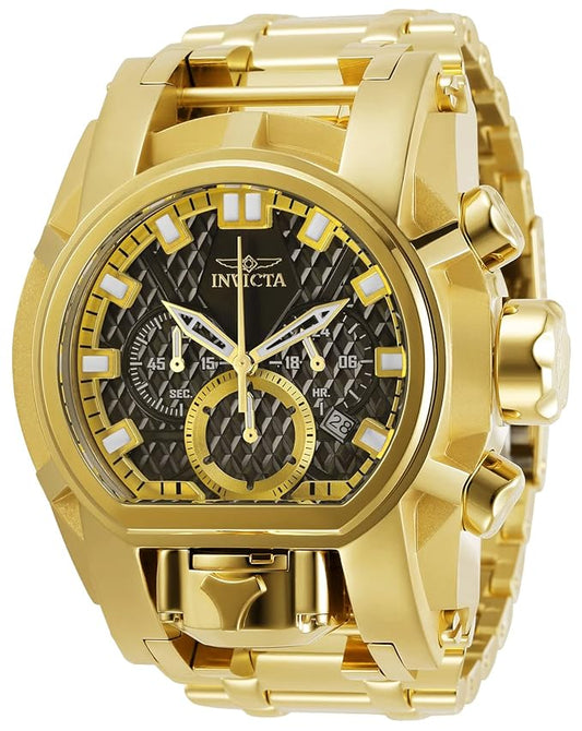 Invicta Reserve Mens 52Mm Bolt Zeus Magnum Swiss Quartz Dual Movement Iridescent Men's Watch INC-25210