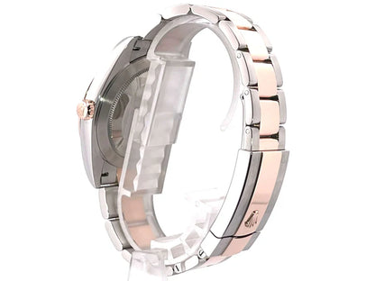 Rolex Datejust 41 Wimbledon & Rosegold Dial Oyster Bracelet Men's Watch-RLX-5308