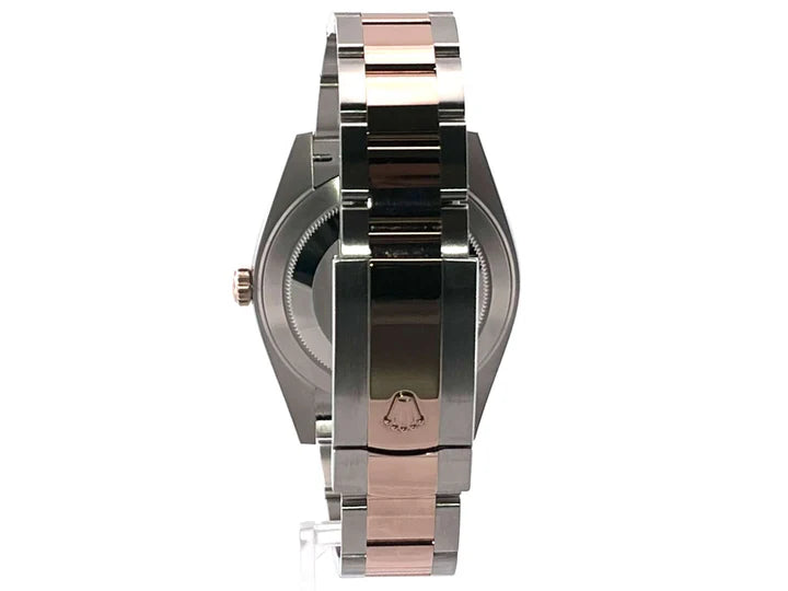 Rolex Datejust 41 Wimbledon & Rosegold Dial Oyster Bracelet Men's Watch-RLX-5308