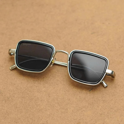 Salvatore Ferragamo Kabir Singh Branded Black transparent Glass Men's Square Sunglass for Men's SF-310
