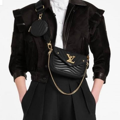 LV New Wave Pochett Hand Bag White Stylist Daily Use Bag LV-4437-WBG