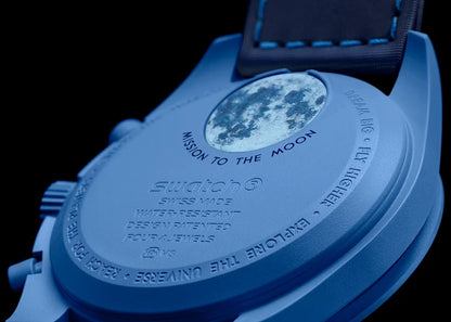 Swatch x Omega Blue & White Dial with Blue Case/Blue Strap Bioceramic Moonswatch Mission to Mercury OG-1033