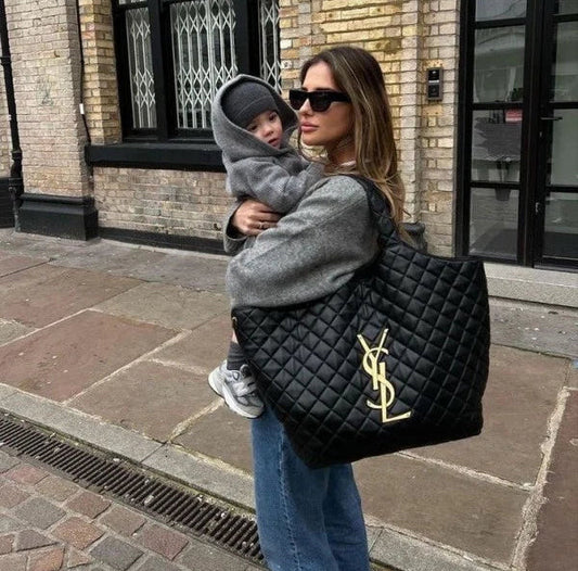 YSL Shoulder Bag Black Stylist Daily Use Hand-Bag YSL-4439-WBG