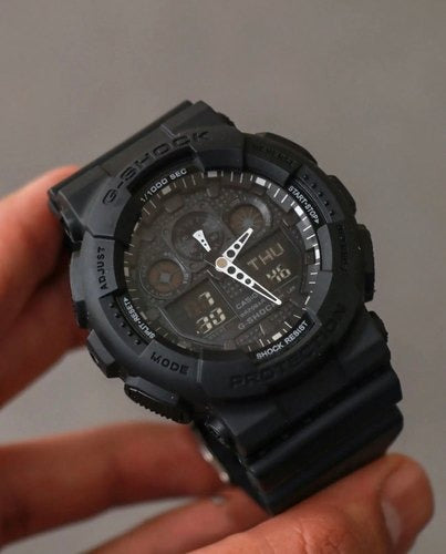 Casio G-Shock Analog-Sport Army Digital Watch Latest Model With Amazing Features Black Belt And Black Matte Digital Dial GA1000CF-8ADR