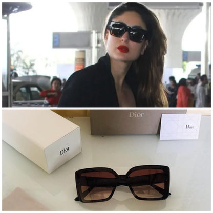 Dior Brown Color lens With Brown firm Sunglass for Man Woman's or Girl DR-BROWN  Brown Stick Frame Gift Sunglass