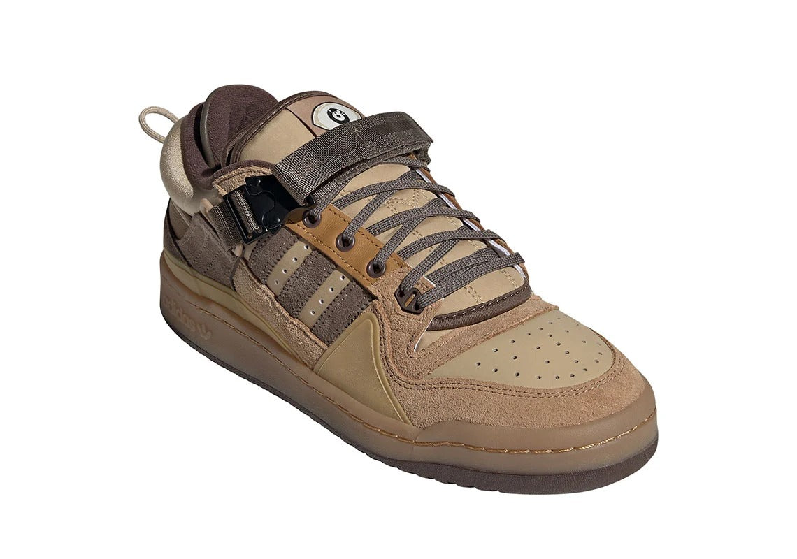 BAD BUNNY FORUM -Adidas Forum Low Bad Bunny Dark Brown Shoes GW0264 FOR BOYS ( Included All The Accessories )