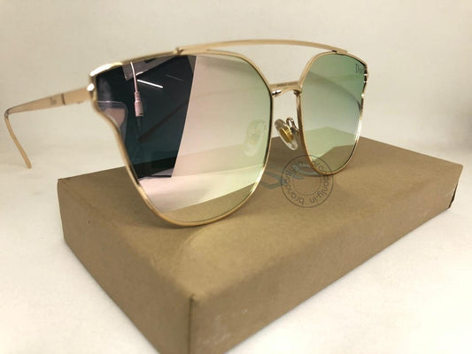 Dior Multi Color Glass Men's Women's Sunglass For Man Woman Or Girl Dr-410 Golden Stick Frame Gift Sunglass