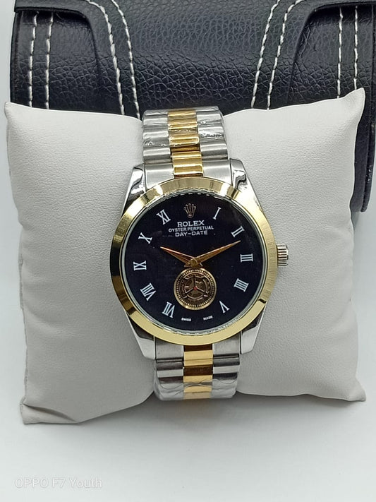 Rolex Analog  Oyster Perpetual Milgauss Watch- Black Color Dial Stainless Steel With Multicolor Color Watch For Men's -Best For Stylist Look- RLX-903