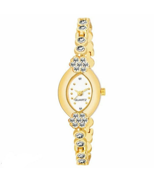 Metal Oval Womens Watch
