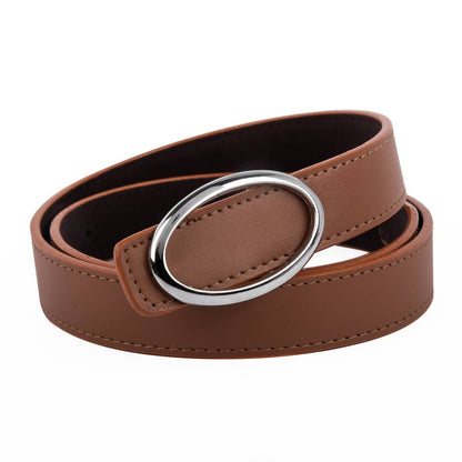 Stylish Casual and Formal Brown Leather Belts For Women's