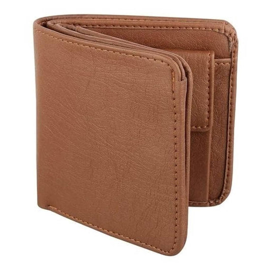 Stunning Fancy Canvas Leather Self Design Wallet For Men