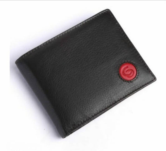 Mens Stylish Leather Solid Two Fold Wallet Unique Color