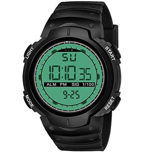 Swadesi Stuff Black Dial Digital Sport Kids Watch for Men  Boys (Black) Product-7058527