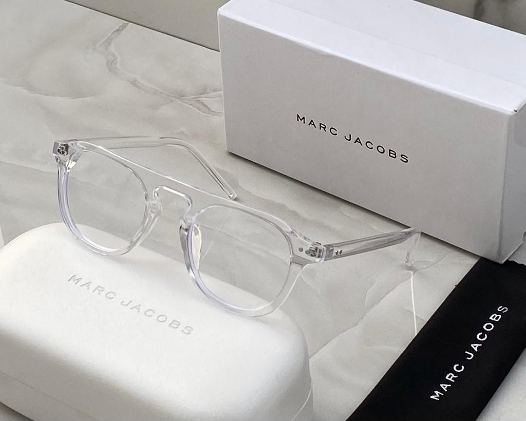 Marc Jacobs Latest Design Heavy Material Full Transparent Frame Sunglass For Men's MJ-120