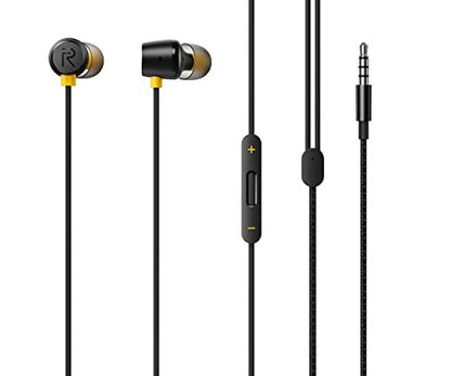 Realme Wired In Ear Earphone For Smart Phones With Crystal Clear Voice And Mic RMA-101