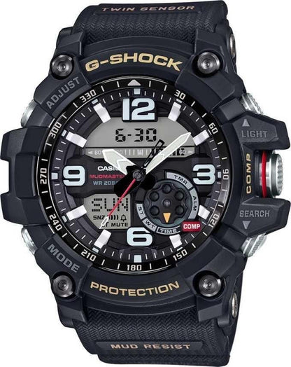 Casio G-Shock Mudmaster Analog-Digital Black Dial Men's Watch - GG-1000-1ADR (G660) Gshock