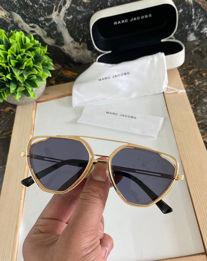 Marc Jacobs Unique Steampunk Lens Retro Metal Frame Sunglasses UV 400 protection Anti Eyestrain High Quality Sunglass For Men's And Women's-MJ-UV-400