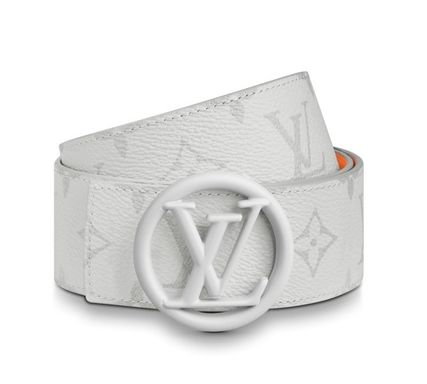 White Color Leather Men's Women's Belt LV-BLT-109