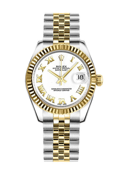 Rolex Oyster Perpetual Day-Date White Dial Metal Women and Girls's Automatic Watch RLX-OYS-W-1