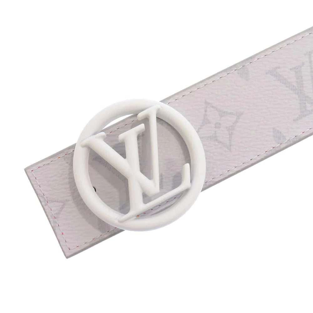 White Color Leather Men's Women's Belt LV-BLT-109