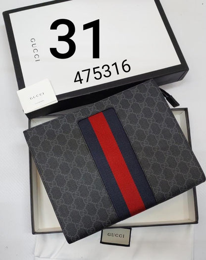Gucci Black Colour Bag clutch handbag Best Quality Bag For Men?s Pouch GC-6872