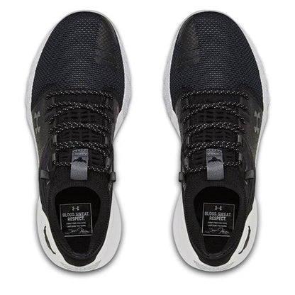 Under Armour Project Rock 2 Black White Men's Training Shoes For Boys And Girls 3022398-001