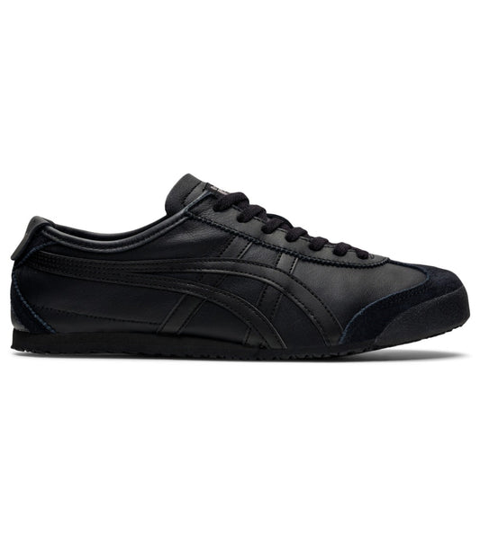 Onitsuka Tiger Unisex (All Black) Mexico 66 Deluxe Shoes Lace-Up Athletic Shoes For Men's Or Boys-?THL202-9000
