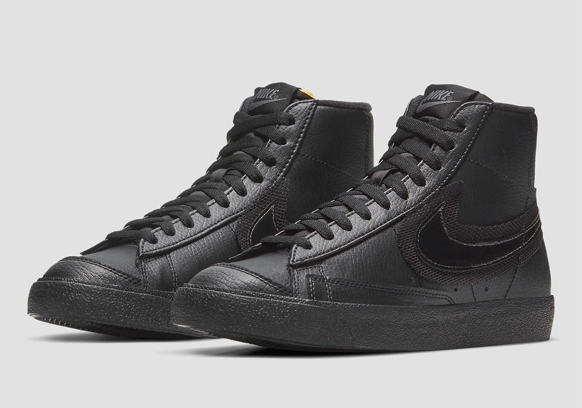 Nike SB Blazer Mid 77 Triple Black Running Shoes-DD0502-001