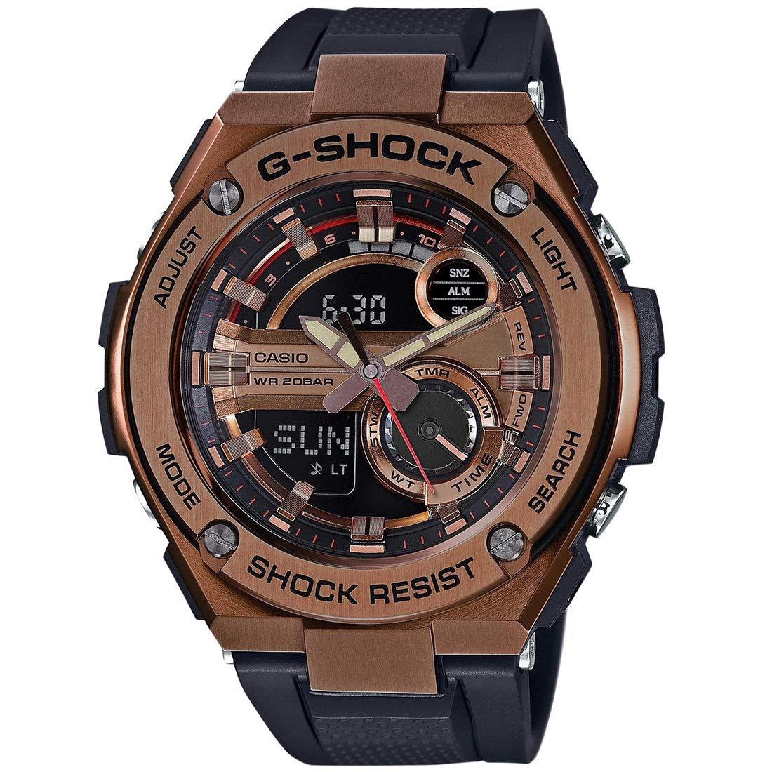 Casio G-Shock GSTEEL Analog Digital Sport Mens Watch For Man GST-210B-4ADR (G644) Gshock G-STEEL