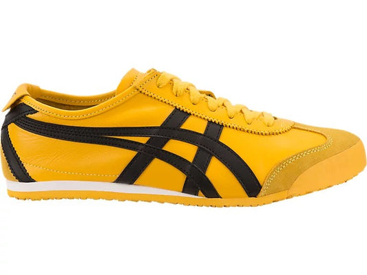 Mens Onitsuka Tiger Mexico 66 Athletic Shoes For Man And Boys - Yellow / Black DL408-0490