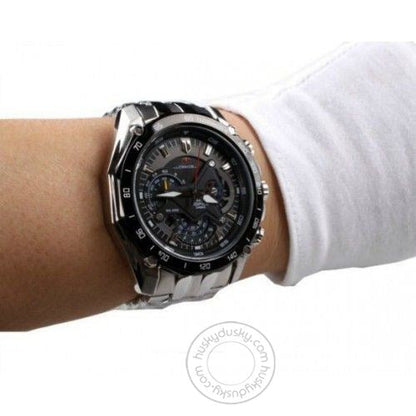 Casio Edifice Chronograph Black Dial Men's Watch Metal Formal Casual 550RBSP-1AV