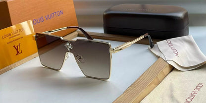 Brown lenses And Multi Color Frame Sunglass For Men's and Women's Gift Sunglass LV-6584