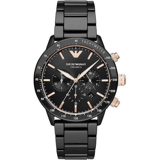 Emporio Armani Chronograph Black Dial Men's Watch -Best Gift_AR-70002