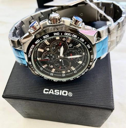 Casio Edifice Chronograph Black Dial Men's Watch Metal Formal Casual 550RBSP-1AV
