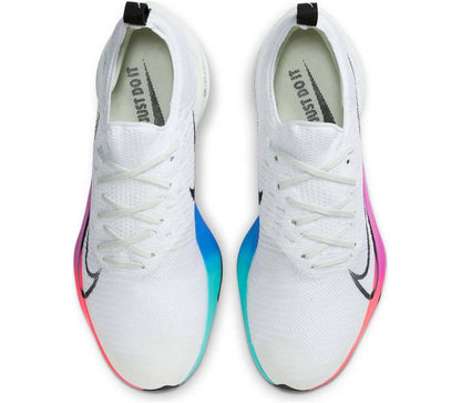 Nike Air Zoom Tempo Next FK Marathon Running Shoes/Sneakers For Man Women And Boys White Violet Crimson Aura CI9923-100