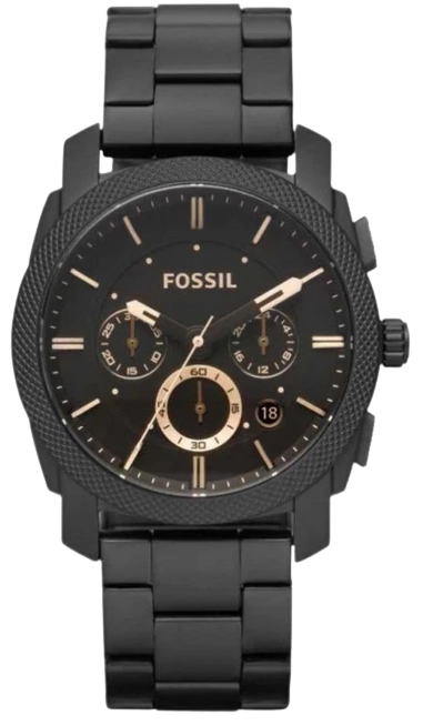 Fossil Machine Chronograph Black Dial Men's Watch For Man - FS4682