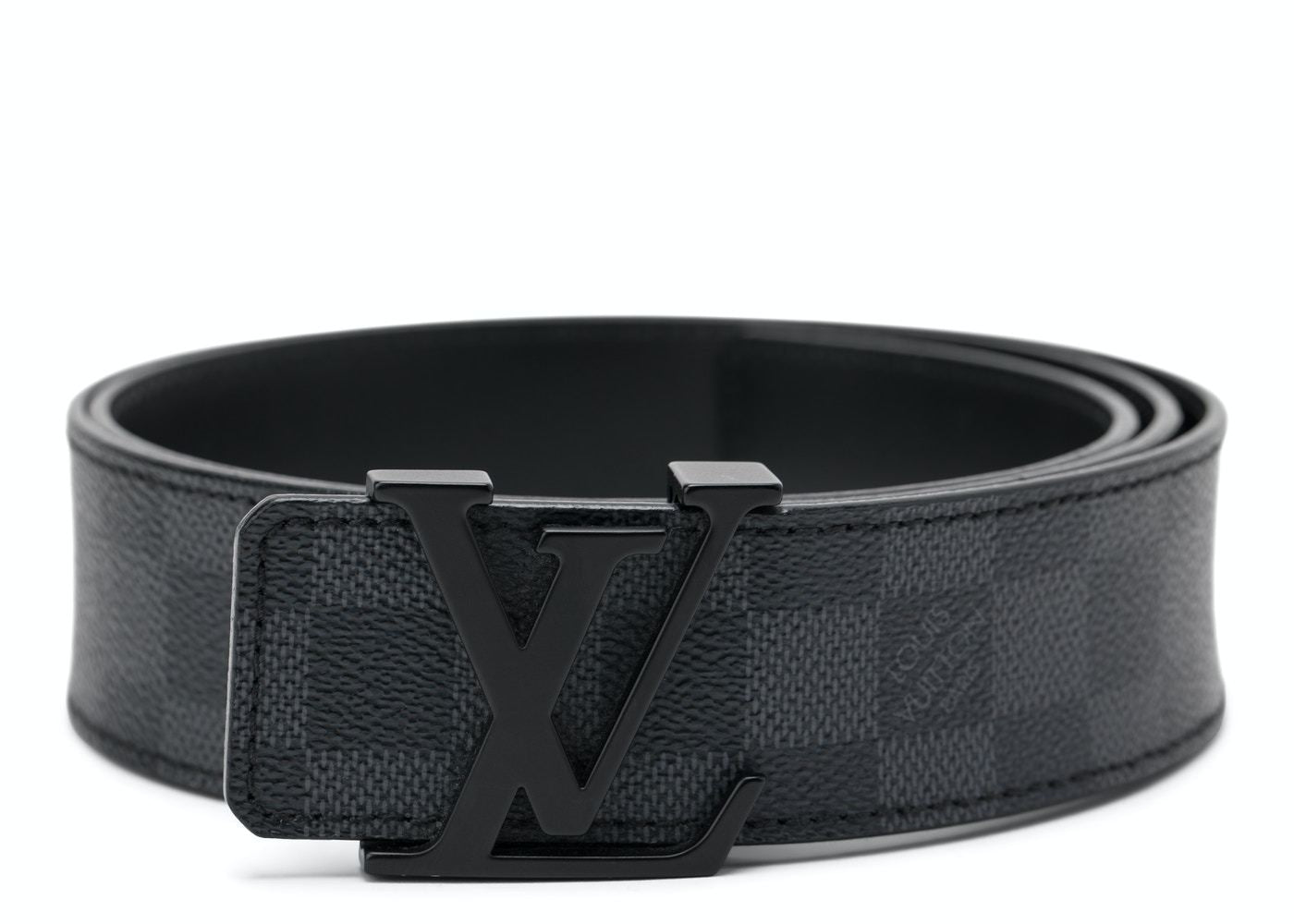 Louis Vuitton Black Checks LV Belt for Men or Women LV-BB-863