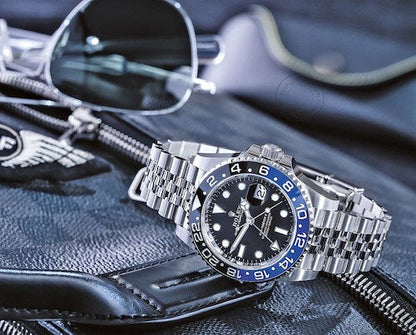 Rolex GMT-Master II Batman 116710BLNR Stainless Steel Automatic Black Dial Blue And Red Mens Watch For Man