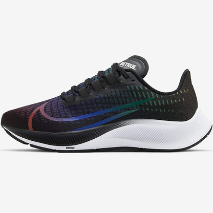 Nike Air Zoom Pegasus 37 Be True Black White Multi-Color Shoes For Man And Women CV0266-001