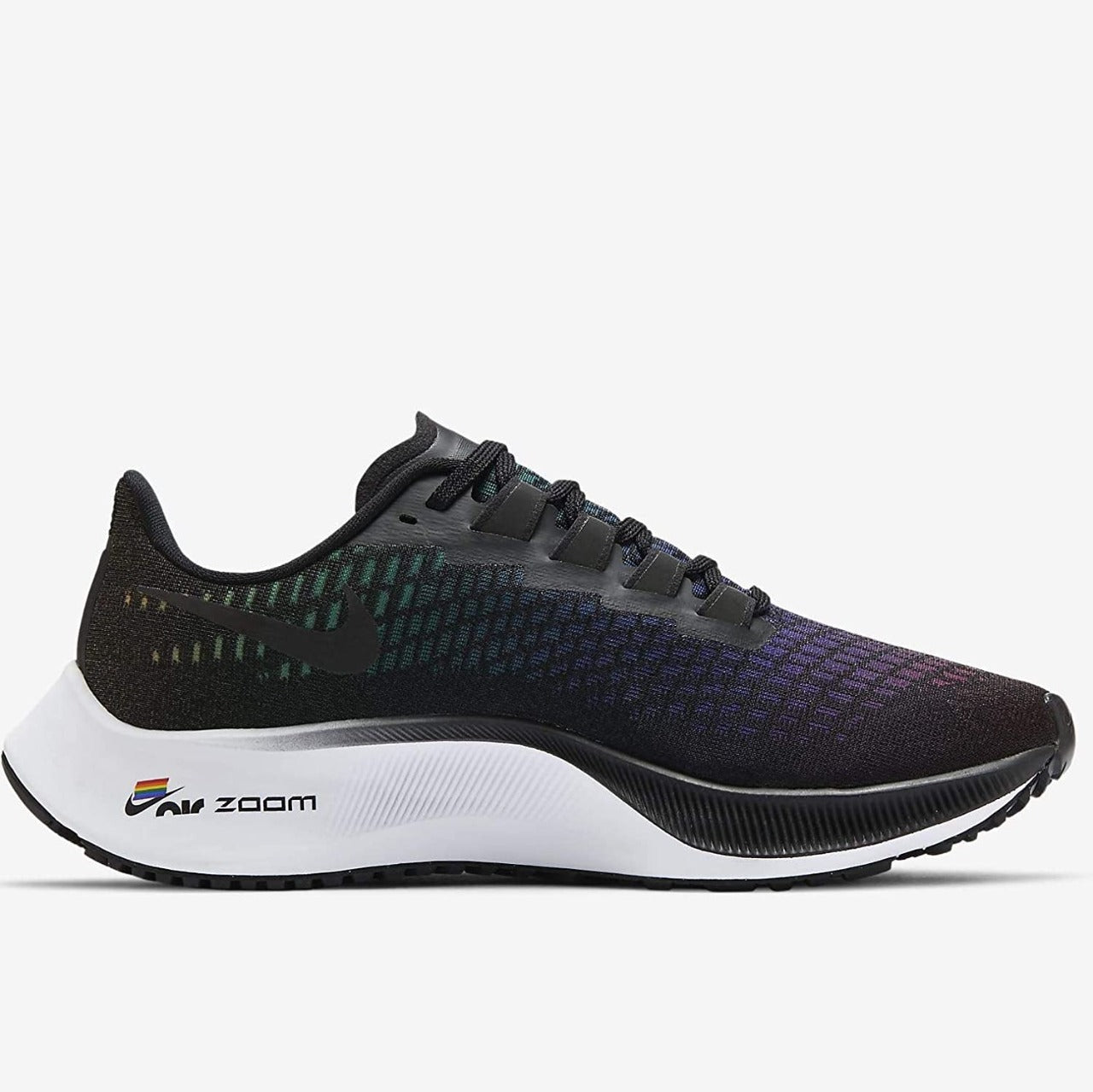 Nike Air Zoom Pegasus 37 Be True Black White Multi-Color Shoes For Man And Women CV0266-001
