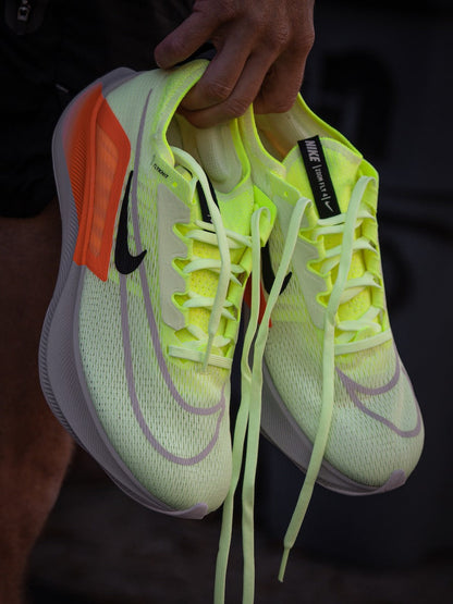 Nike Zoom Fly 4 Barely Volt Black Hyper Orange Color Running Shoes For Men And Women CT2392-700