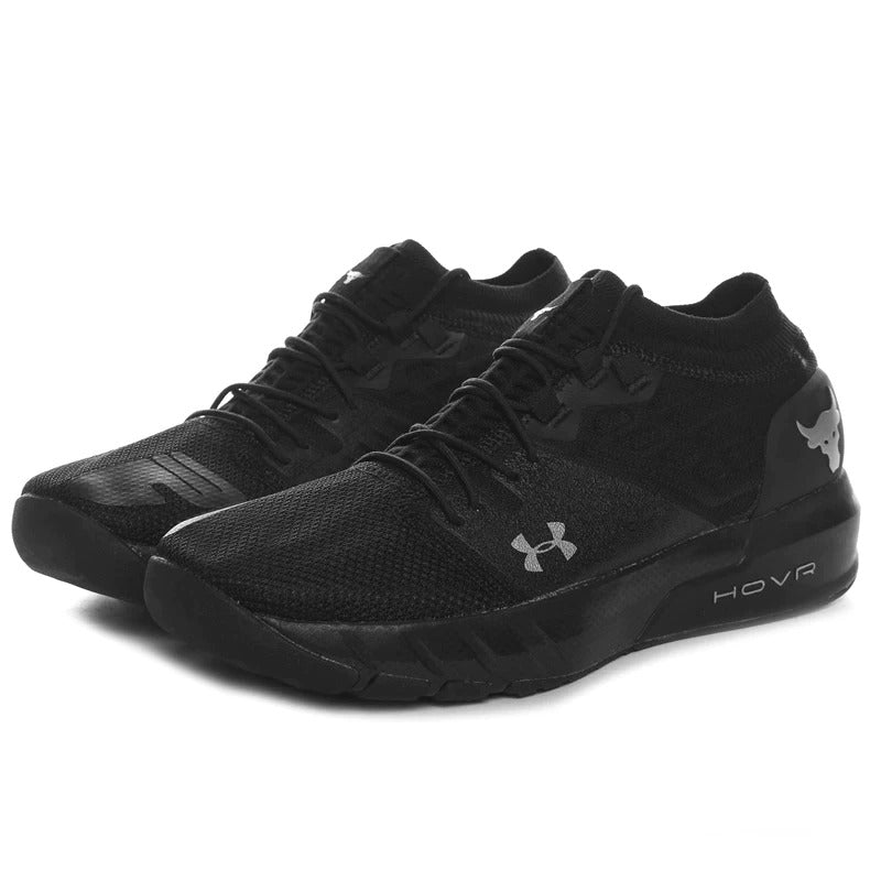 Under Armour Project Rock 2 Black Men's Training Shoes For Boys And Girls 329642-102