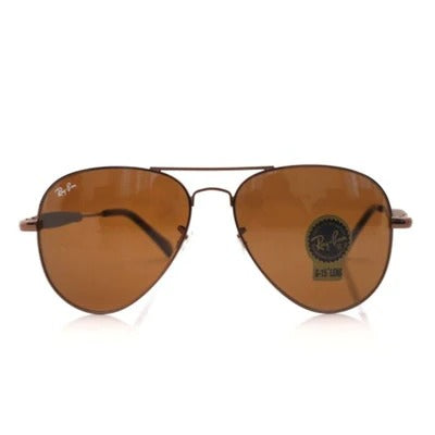 Stylish Brown Glass Men's And Women's Sunglass Heavy Quality Black Color Stick RB-3517
