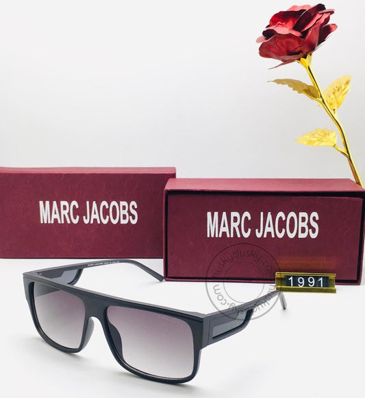 Marc Jacobs Branded Grey Glass Men's Sunglass For Man MJ-1993 Black Frame Gift Sunglass