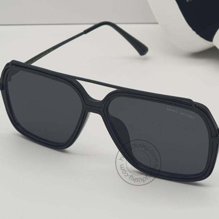 Marc Jacobs Branded Black Glass Men's Sunglass For Man MJ-41 Black Stick&Frame Gift Sunglass