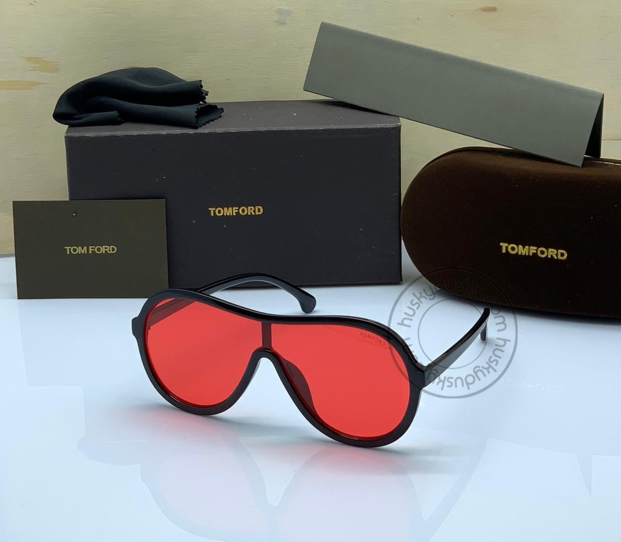Tom Ford Latest Design Red Color Round Sunglass Men's Women's For Man Woman or Girl TF-310 Black Frame Sunglass
