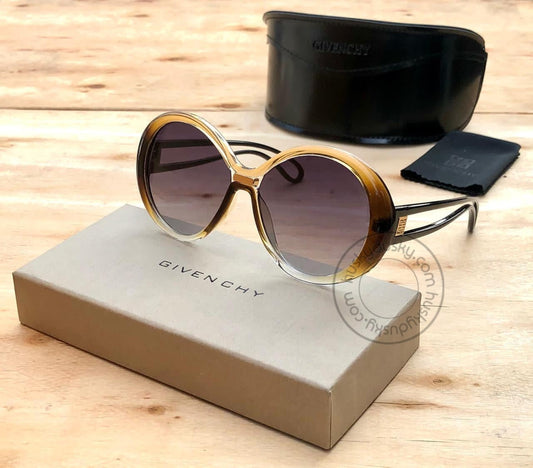 Givenchy Branded Multi Color Glass Women's Oval Sunglass for Woman or Girl GY-190 Desingn Stick Frame Gift Sunglass