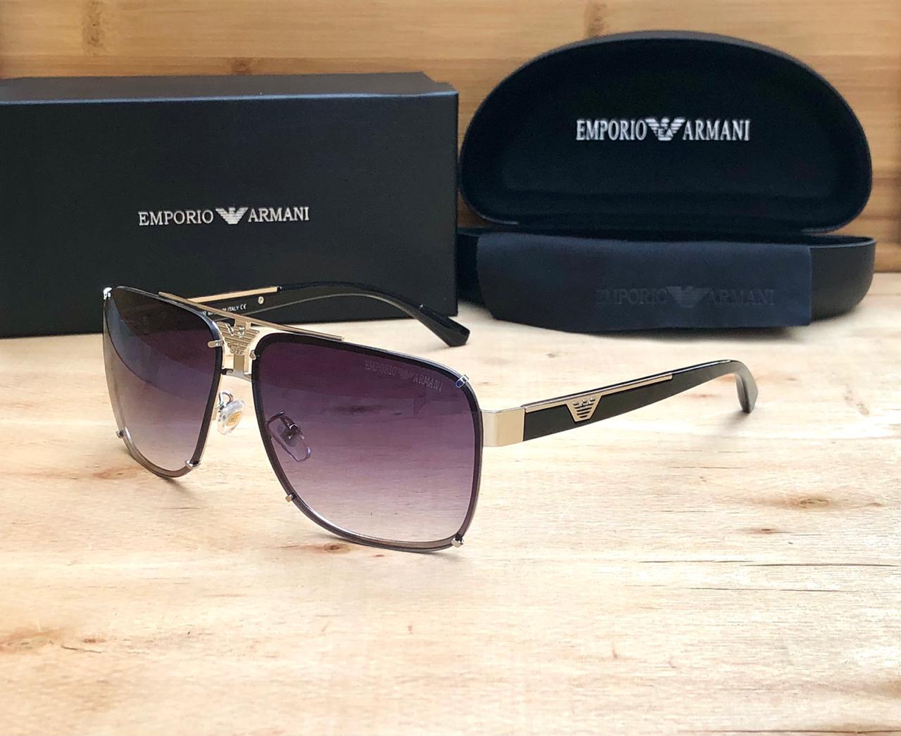 Emporio Armani Branded Purple Glass Men's and Women's Sunglass For Man and Woman Or Girls ARM-510 Multi Color Stick Unisex gift Sunglass