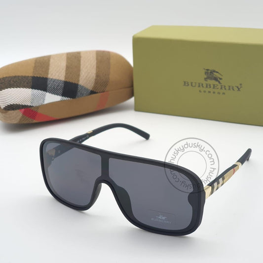 Burberry Branded Aviator Full black Color Glass Men's Sunglass For Man BB-55 Sunglass Gift